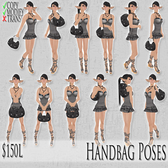 Second Life Marketplace - [ImpEle] Handbag Poses